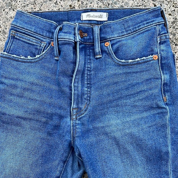 MADEWELL 9” high rise skinny jeans Pearson wash size 27 AA579 in seam 28” - Picture 6 of 13